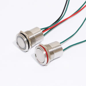 16mm 19mm 22mm 2-9Pin soket Metal Push Button geçiş anahtarı LED lamba kablosu - Product Image 2