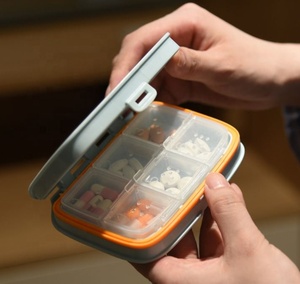 Organizador de Pastillas, Apto para Personas con Artritis, Libre de BPA, Estuche de Viaje para Pastillas - Product Image 3