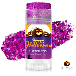 Bâton de paillettes liquides imperméables pour Halloween, gel scintillant pour le visage, le corps et les cheveux, cosmétique pour le maquillage de fête cosplay - Product Image 6