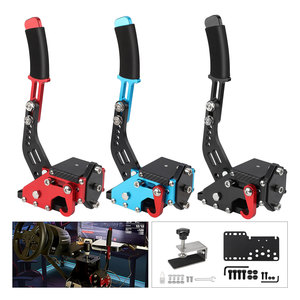 Drifting Game Handbrake For Pc <b>Wired</b> Aluminum Alloy With Handbrake Racing Simulator <b>Controller</b> Red Blue Black - Product Image 2