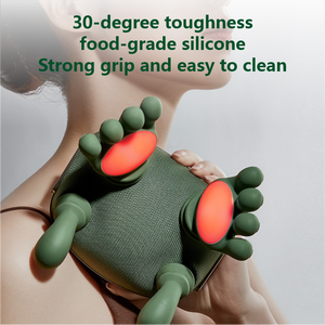 Huangtai Massagegerät für Nacken mit Echtem Handmassage-Effekt, Shiatsu-Massage, Elektrisch, mit Stoffbezug, für Schultern - Product Image 5