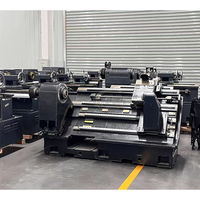 Tour CNC à lit incliné robuste TENAKS TCK36A, centre de tournage à broche unique avec tourelle hydraulique à 8 postes et commande GSK