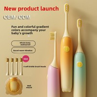 Cepillo de Dientes Eléctrico Magnético para Niños, Económico, Resistente al Agua, con Cerdas Suaves, Batería Recargable, 30 Días de Autonomía