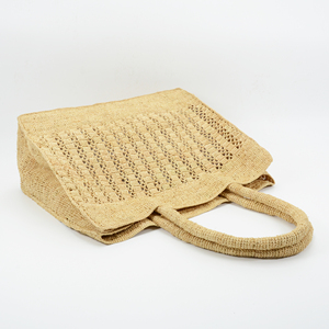 Sac fourre-tout en paille de raphia <span class=keywords><strong>Maxi</strong></span> pour femme pour l'été et le printemps - Product Image 3