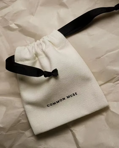 Hot Selling Recyclable Organic Cotton Hemp Canvas Small <b>Drawstring</b> Dust Bag Gravure Printed Customizable Specialized for Jewelry - Product Image 2