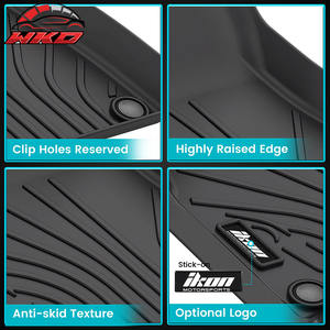 Alfombrillas para Audi Q7/SQ7 2020-2025, Alfombras de TPE para Todo Clima, Revestimiento 3D Moldeado Estilo IKON, Impermeables - Product Image 3