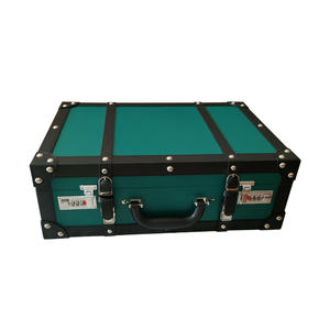 <span class=keywords><strong>Valigia</strong></span> <span class=keywords><strong>Vintage</strong></span> in Pelle Fatta a Mano, Stile Retrò, Baule Classico, Baule da Viaggio - Product Image 6