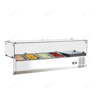 CE CB GS ETL DOE Réfrigérateur commercial Ingrédients pour pizza Bar à salade Comptoir lignes de buffet Garnitures réfrigérées Unités Réfrigérateur