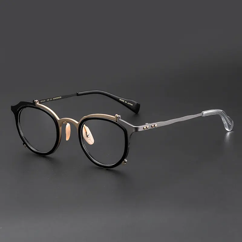 2021 Vintage oval Titanium Optical Eyeglasses High Quality Titanium Glasses Frames CS0050