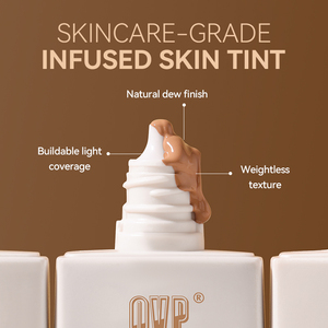 Fond de Teint Liquide Mat Couvrance Totale Hydratant Teinté <span class=keywords><strong>Maquillage</strong></span> Visage Cosmétique Waterproof Marque Privée Transparent à Moyen Teinté - Product Image 5