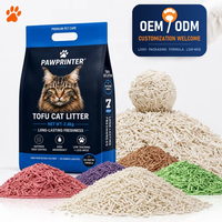 Litière Chat Tofu Grossiste OEM Private Label Usine Amidon De Maïs Biodégradable Agglomérante Gros Conditionnement Vrac