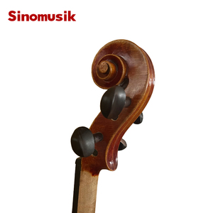 Sinomusik Antique Cremona finition violon Belle flamme érable Rouge Brun ébène pièces instruments à cordes - Product Image 4
