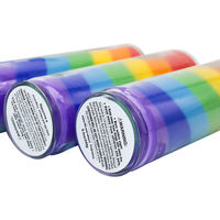 Vente en gros nouvelle bougie religieuse 7 jours décoration d'église pilier coloré bocal en verre logo bougie parfumée personnalisée