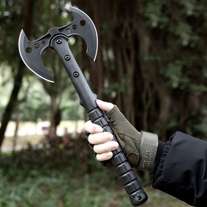 ขวานภูเขาใช้งานกลางแจ้งอเนกประสงค์ใบมีดสีดำแบบมืออาชีพ - Product Image 4