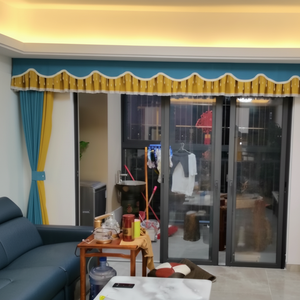 Tela de cortina clásica de dos tonos de alta calidad - Product Image 1