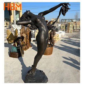 Statue en bronze moderne Art Déco Nouveau <span class=keywords><strong>de</strong></span> danseuse <span class=keywords><strong>de</strong></span> la vigne Frishmuth pour jardin, cadeau, décoration <span class=keywords><strong>de</strong></span> villa et <span class=keywords><strong>de</strong></span> maison - Product Image 2