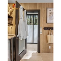 Appartement-hôtel en conteneur à ossature métallique préfabriquée, norme européenne, design moderne, murs isolés, solutions intérieures clés en main