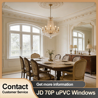 Ventanas de PVC Modernas con Triple Acristalamiento, Calificadas por Energy Star, con Vidrio de Baja Emisividad