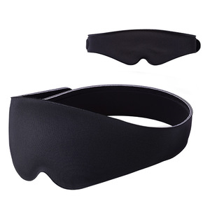 <span class=keywords><strong>Masque</strong></span> <span class=keywords><strong>pour</strong></span> les <span class=keywords><strong>yeux</strong></span> stéréo 3D Surround OEM Design ergonomique en arc 360 °   Mousse à mémoire de forme à haute élasticité et occultante, idéale <span class=keywords><strong>pour</strong></span> les voyages, les siestes et le camping - Product Image 2