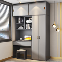 Armoire portable YuanChang au design moderne, table d'ordinateur, meuble pour petit espace, salon, chambre à coucher, rangement de vêtements