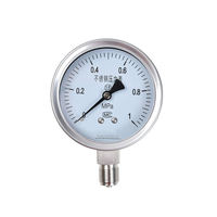 SY YB Refrigerant Manifold Pressure Gauge 1/4in 0-25 Bar 1.6% Accuracy Corrosion Resistant Industrial Pipeline Tester 1 Year