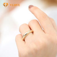 Alliance de mariage en or massif 14 carats pour homme et femme, anneaux assortis robustes pour couple, cadeau de fiançailles