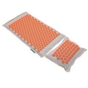 Akupunktur-esterilla de masaje de espalda de acupresión corporal, ecológica, de algodón de coco y lino, akkupressur mate - Product Image 2