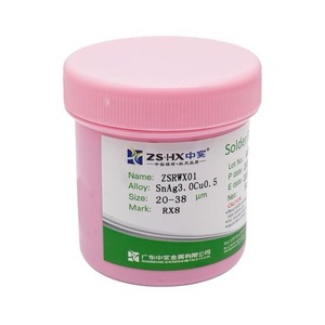 ZSHX SAC305 Pasta de soldadura de baja temperatura sin halógenos Material de soldadura exotérmica líquida con polvo de aleación para fundentes de soldadura - Product Image 3