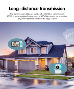 Hongglobal trong nhà surveil bé ngủ an ninh thông minh màn hình nhiệt độ nhà máy ảnh tuya không dây 2.4G <span class=keywords><strong>WIFI</strong></span> video bé màn hình - Product Image 5