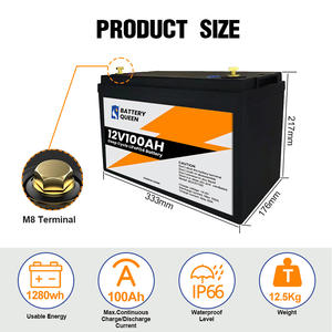 12v 200安培电池LiFePO4储能电池100ah 200ah 300ah铅酸更换电池 - Product Image 3