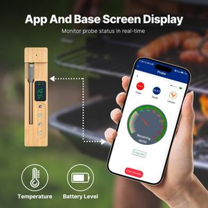 JX268 Temperature Probe Bluetooth Digital Meat Thermometer For Grilling Steak Cooking Food Smart Kitchen Tool - Product Image 3