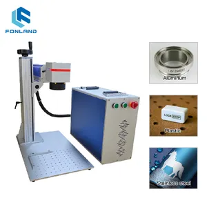 Fonland 30 W Laser-Gravurmaschine Metall Faserlaser RAYCUS Quelle Metall-Namensschilder Haustier-Schilder Laser-Markiermaschine