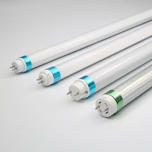 Tubo de luz Led fluorescente T8, fabricación de aluminio de alta potencia, 360 grados, SMD2835, aluminio, 4 pies, 18w, 19w, 8 pies, 44W, 1,2 m, G5, DLC