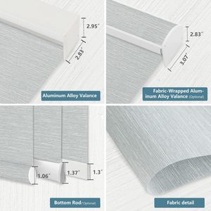 Tende a Rullo Antivento per Pergola da Esterno, Riutilizzabili con Sistema Zip, Motorizzate, Impermeabili, Oscuranti per Patio, con Controllo Bluetooth - Product Image 5