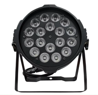 UNOXINE 18W RGBW DMX512 Slim Par LED Wash Light avec IP33 Ra90 pour Disco Hotel Professional Stage Lighting