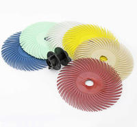 Disco Abrasivo de Cerdas Radiales de 3 Pulgadas de Alta Dureza de Grado Industrial para Trabajos en Metal, Preparación de Pintura y Pulido OEM