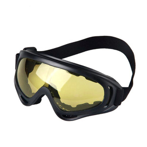 نظارات دراجات نارية <span class=keywords><strong>X400</strong></span> مع واقي للرياح، نظارات واقية للرياضات الخارجية، نظارات شمسية تكتيكية أنيقة للخوذة - Product Image 5