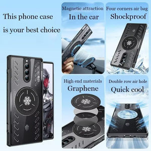 Funda Magnética de Silicona de Lujo a Prueba de Golpes para <span class=keywords><strong>ZTE</strong></span> <span class=keywords><strong>Nubia</strong></span> <span class=keywords><strong>Red</strong></span> <span class=keywords><strong>Magic</strong></span> 9S <span class=keywords><strong>8S</strong></span> <span class=keywords><strong>Pro</strong></span> Plus, Carcasa para <span class=keywords><strong>Nubia</strong></span> <span class=keywords><strong>Red</strong></span> <span class=keywords><strong>Magic</strong></span> 10 9 8 <span class=keywords><strong>Pro</strong></span> Plus - Product Image 2