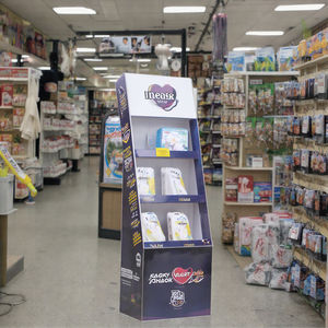 Kunden spezifisch gestaltete moderne polnische MDF-Displayst änder Tragbare faltbare Einzelhandel geschäfte Verwendung für die Anzeige von Tiernahrung und Spielzeug - Product Image 2