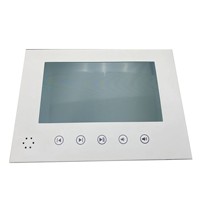 Module de lecteur multimédia LCD 7.0 pouces alimenté par une batterie rechargeable ou AC 256M-32GB Flash intégré et capteur d'humidité