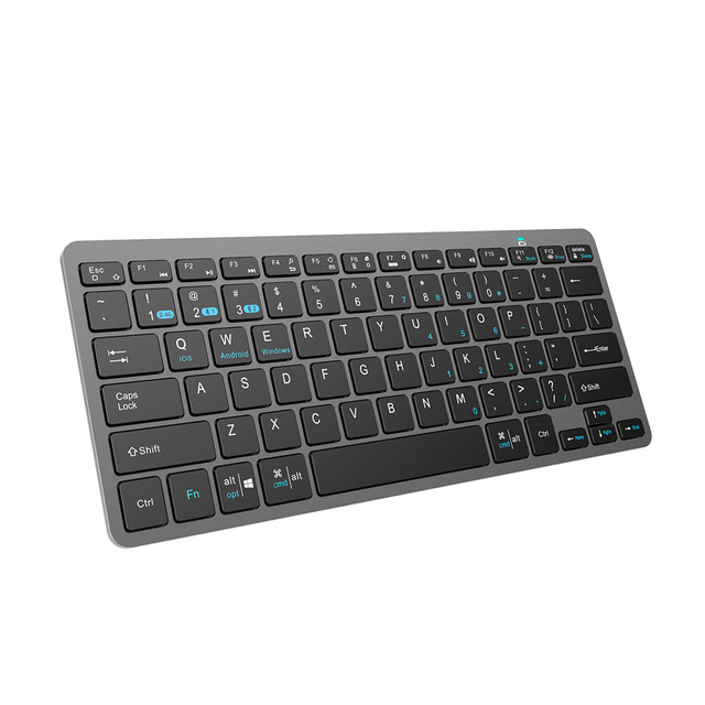 Ultra Thin 2.4G Bluetooth Keyboard for Office Computer Laptop Tablet Slim Portable Mini Wireless Keyboard for MAC