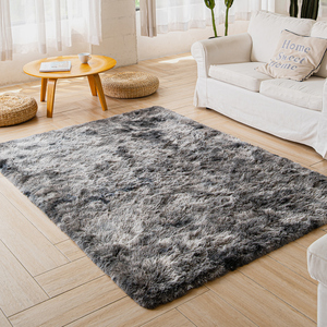 Oeko Không Trượt Dài Đống Rắn Thảm Tie Dye Fluffy Thanh Lịch Xù Thảm Cho Phòng Khách Phòng Ngủ Thảm Kid Chơi Thảm - Product Image 1