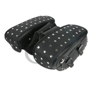 Sacs de selle en <span class=keywords><strong>cuir</strong></span> PU XF290696, pour <span class=keywords><strong>Harley</strong></span> <span class=keywords><strong>Davidson</strong></span> Dyna Fat Bob FXDF 2008 — 2017, offre spéciale - Product Image 1