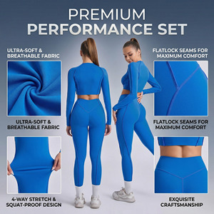 Abbigliamento Pilates e Yoga per Donna, Produttori di Abbigliamento Sportivo Personalizzato, Taglie Forti, Abbigliamento Fitness da <span class=keywords><strong>Palestra</strong></span>, <span class=keywords><strong>Set</strong></span> Due Pezzi, Abbigliamento Femminile - Product Image 5