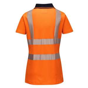 PORTWEST - LW72OBRXXL Polo femme haute visibilité orange/noir Pro-EAN 5036108366767 HI-VIS WORKWEAR - Product Image 2