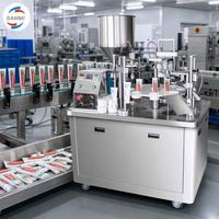 Machine de remplissage et de scellage automatique de tubes à bas prix, à moteur servo haute vitesse pour la production industrielle de dentifrice et de produits chimiques quotidiens