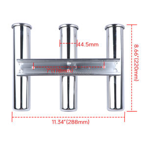 Porte-cannes <span class=keywords><strong>sans</strong></span> <span class=keywords><strong>vis</strong></span> pour bateau, nouveau design, accessoires <span class=keywords><strong>de</strong></span> bateau Suptrue, acier inoxydable 304, porte-cannes <span class=keywords><strong>de</strong></span> pêche réglable pour bateau, 6 porte-cannes - Product Image 5