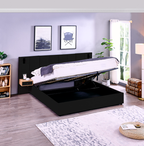 Modern Tufted Upholstered Storage <b>Bed</b> with Wooden <b>Frame</b> Fabric Bedroom Furniture Set for Girls-Full <b>Queen</b> <b>Size</b> Includes Drawers - Product Image 4