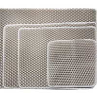 Échantillon Gratuit Tapis pour Animaux de Compagnie Double Couche Imperméable Antidérapant Anti-Rayures Anti-Éclaboussures pour Bac à Litière pour Chat - Vente Chaude