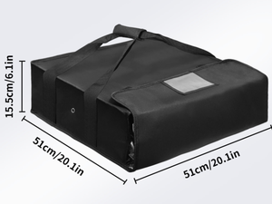 Sac de livraison de <span class=keywords><strong>pizza</strong></span> isotherme tendance, résistant à l'eau, pour les repas chauds et froids, réutilisable, porte-aliments pour la restauration - Product Image 2